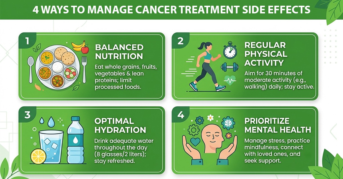 4 ways to manage cancer treatment side effects