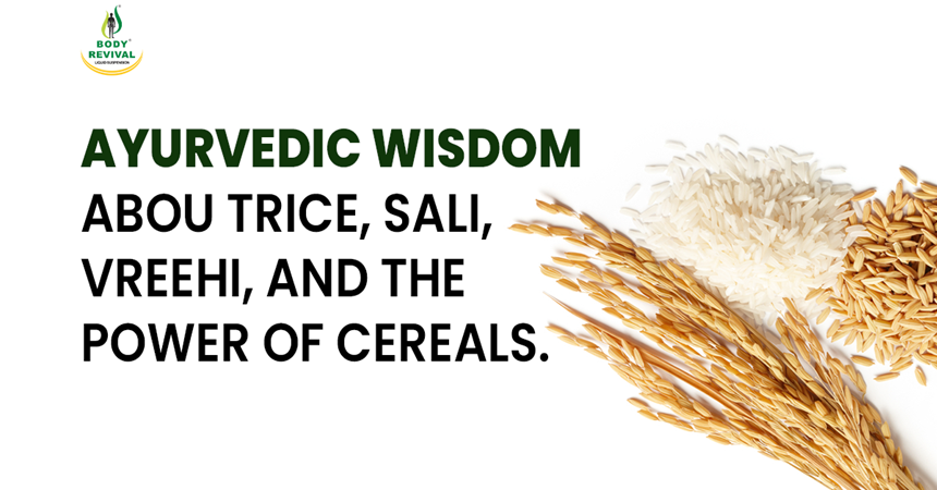 Ayurvedic Wisdom about Rice, Sali, Vreehi, and the Power of Cereals